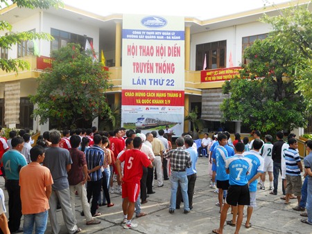 Hội thao truyền thống lần thứ 22 của Công ty TNHH MTV QLĐS Qảng Nam - Đà Nẵng thành công tốt đẹp