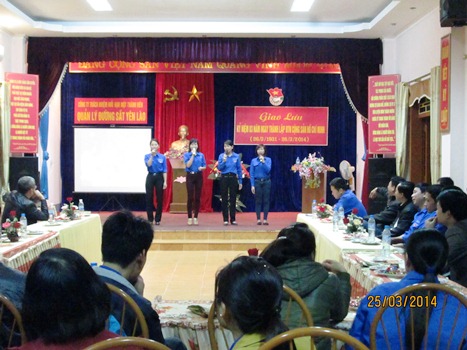 Đoàn TN Công ty TNHH MTV QLĐS Yên Lào tổ chức các hoạt động hưởng ứng Tháng Thanh niên