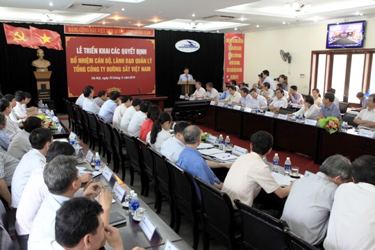 Bộ GTVT: Triển khai quyết định bổ nhiệm Tổng giám đốc Tổng công ty Đường sắt Việt Nam