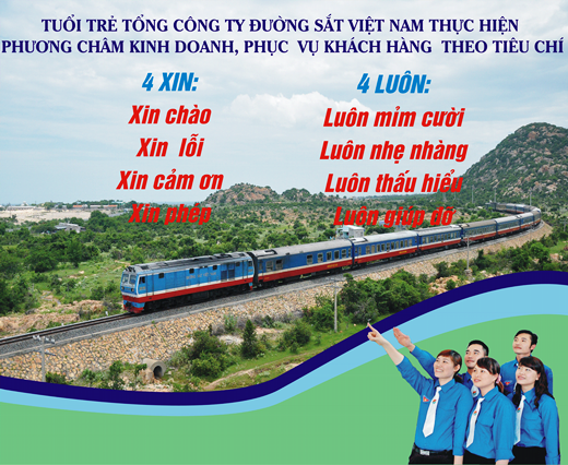 Tuổi trẻ Tổng Công ty Đường sắt Việt Nam vươn lên cùng vận hội mới